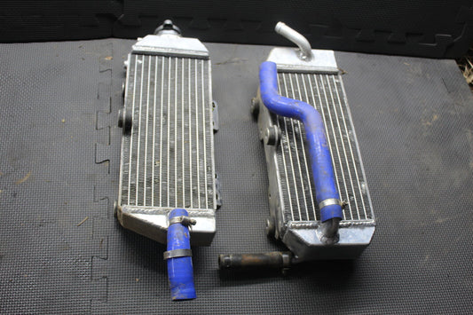 03-05 YAMAHA YZ450F ENGINE MOTOR COOLING COOLER RADIATOR WORK ALUMINUM 