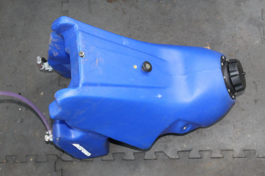 03-05 YAMAHA YZ450F GAS FUEL TANK CELL PETROL RESERVOIR ACERBIS OVERSIZED BLUE