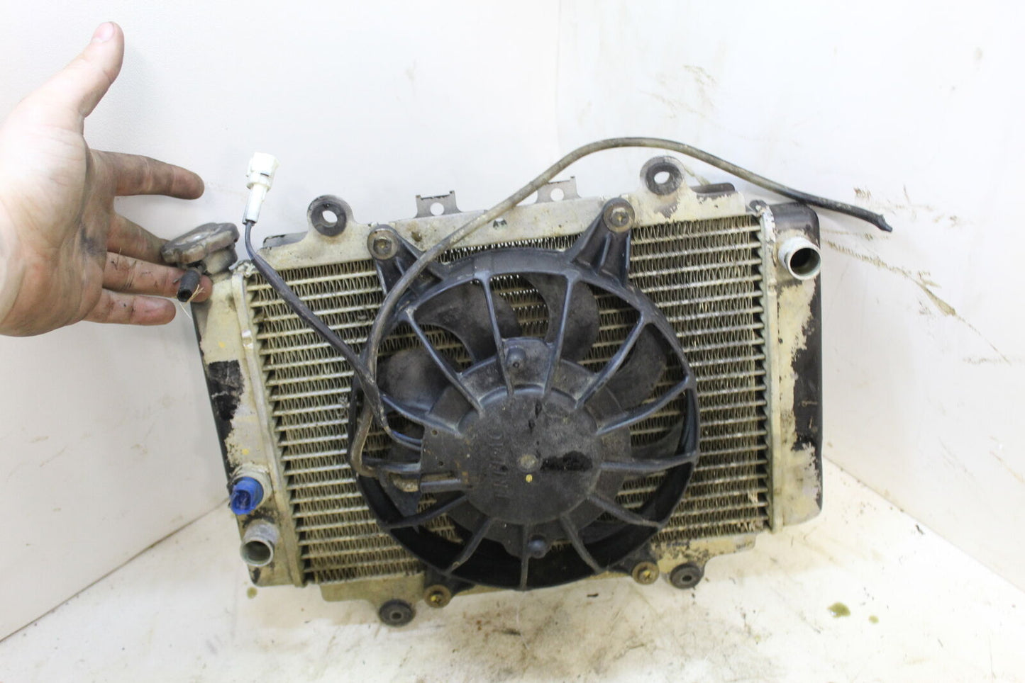 05-06 YAMAHA KODIAK 400 IRS 4X4 4WD ENGINE RADIATOR MOTOR COOLER COOLING