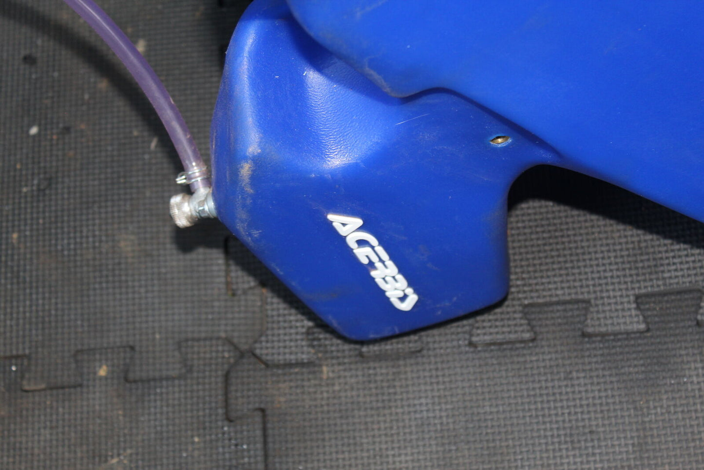 03-05 YAMAHA YZ450F GAS FUEL TANK CELL PETROL RESERVOIR ACERBIS OVERSIZED BLUE