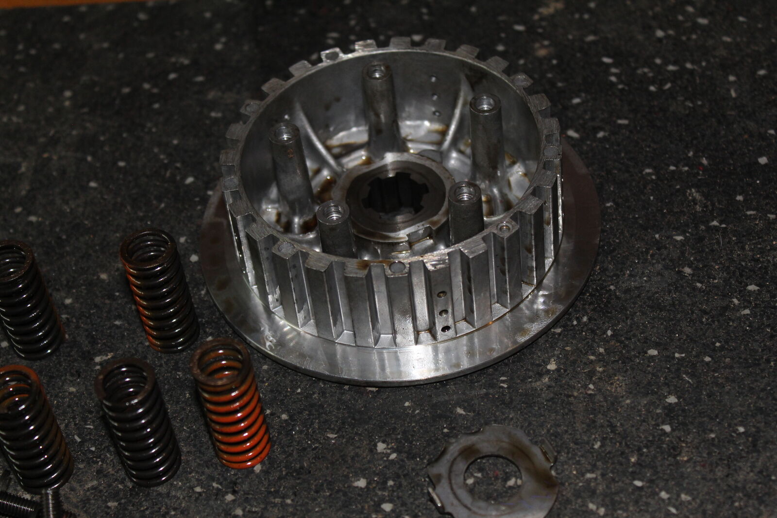 00-04 YAMAHA BIG BEAR 400 YFM400 COMPLETE CLUTCH W PLATES BASKET HUB