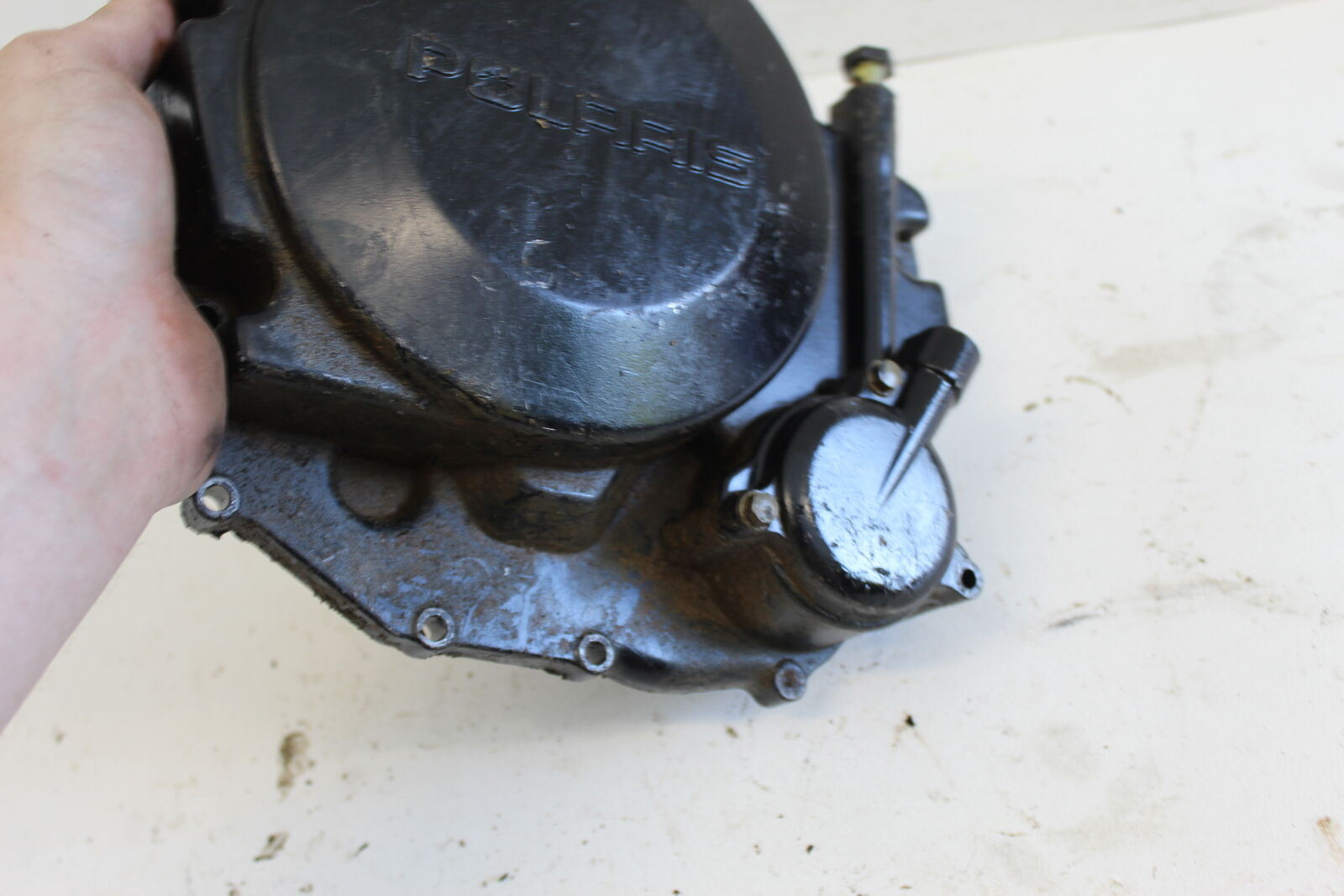 06-07 POLARIS OUTLAW PREDATOR 500 CLUTCH SIDE ENGINE MOTOR COVER