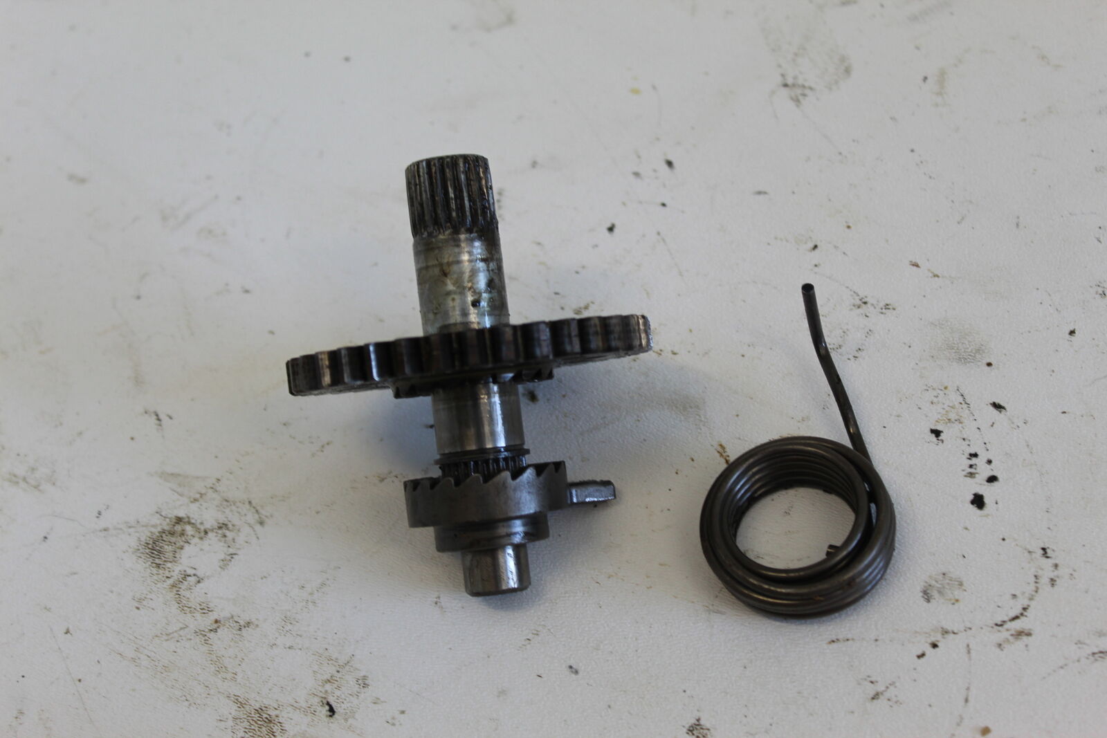 04-07 HONDA CRF450R CRF 450 R KICKSTART KICK START SHAFT W IDLER GEAR