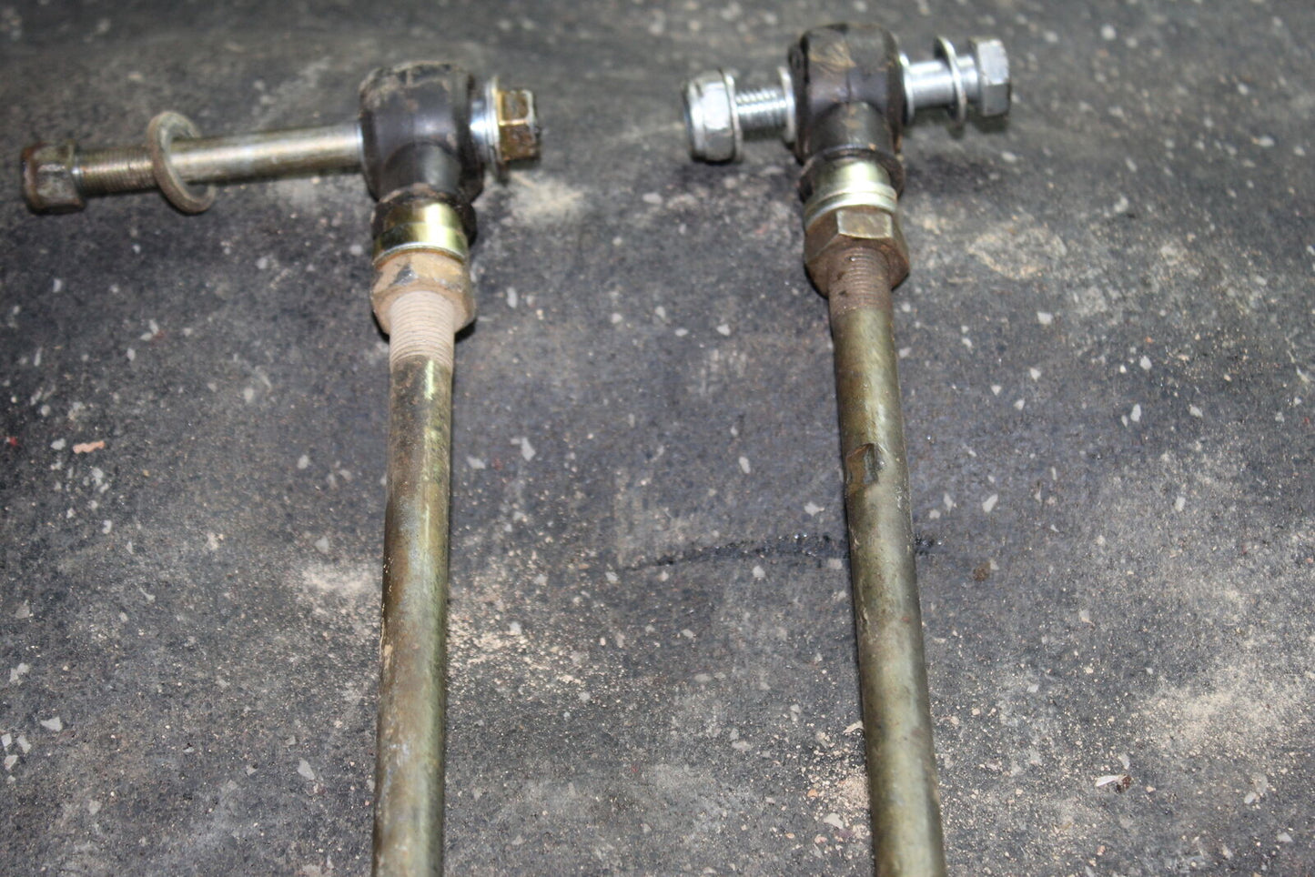 03-04 POLARIS TRAIL BOSS TRAILBOSS 330 STEERING TIE RODS ROD SET PAIR W/ BOLTS